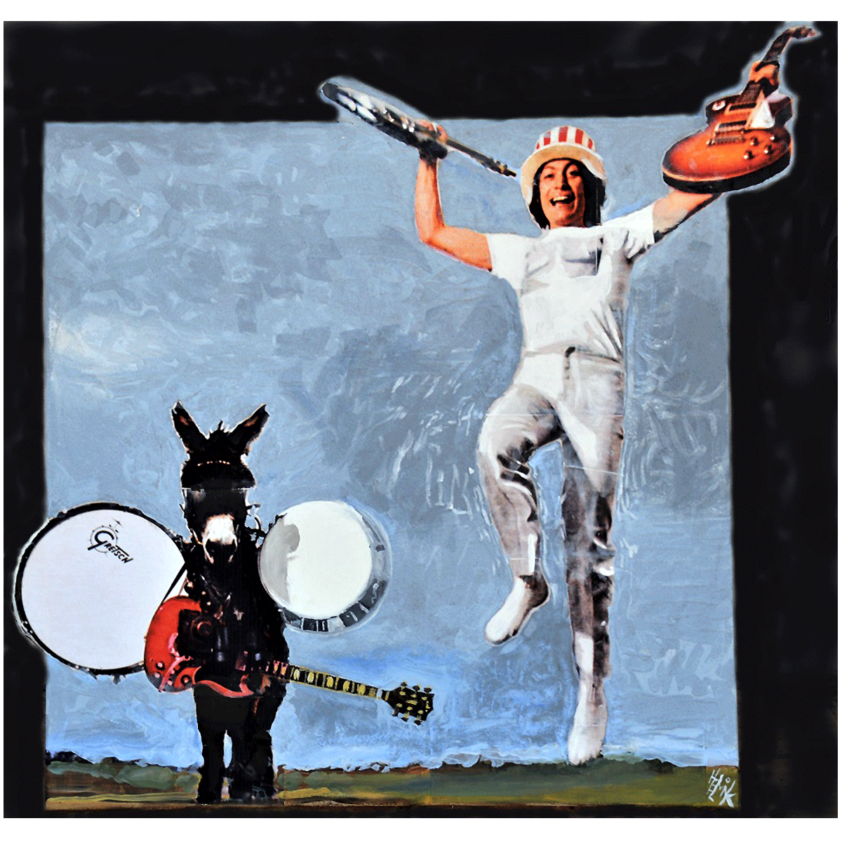 The legendary Charlie Watts, drummer of the Brittish Rythm&Bluesband 'The Rolling Stones', was a Jazzdrummer before entering the more commercial part of the Musicbusiness.
